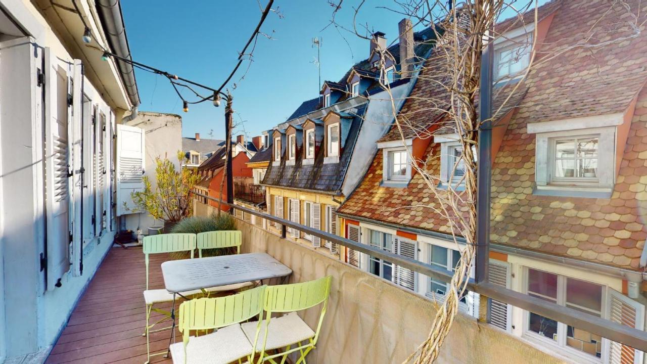 L'Appart Du Quai Avec Terrasse Strasbourg Kültér fotó